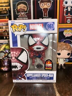 Funko Marvel Doppelganger Spider-Man Pop! — Metallic Red and White